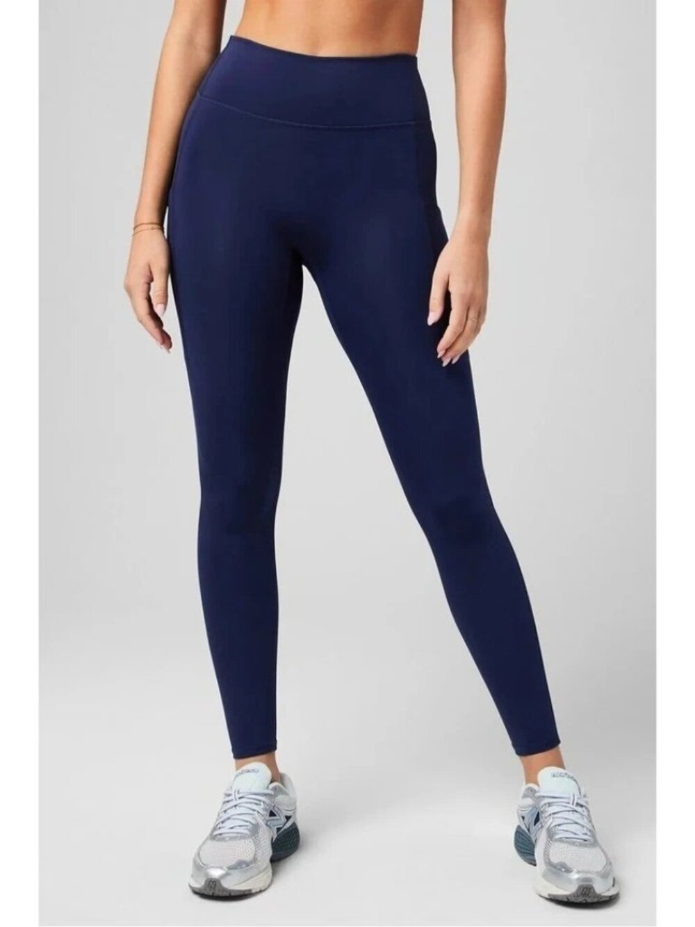 NWT Fabletics Women's S Oasis Pureluxe Legging Pockets Navy High Waist  P0792